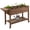 Brown 418, variant on Self-Watering Raised Garden Bed Kit 6-Piece, Elevated Planter Boxes with Drainage Holes for Patio, Deck, Balcony, Outdoor Flowers, Vegetables, Herbs, Brown Polypropylene