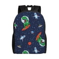 thumbnail image 1 of Easygdp Dinosaur Astronaut Space Surfing Mochila Versátil y Elegante: Comodidad, Almacenaje y Durabilidad para la Universidad, Trabajo, Viajes y Uso Diario, 1 of 8