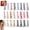 24pcs, variant on Women's 24-Count Fade-Proof Silk-Like Multifunctional Fashion Accessories Set, for Women Neck Hair