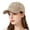 Khaki, variant on Pure Cotton Washed and Coconut Tree Baseball Caps for Women Outdoor Embroidered Baseball Caps