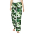 thumbnail image 2 of Kdxio Women's Comfy Stretch Football 7Print Drawstring Pajama Pants-Small, 2 of 9