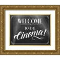 thumbnail image 1 of Perrenoud, Aubree 32x25 Gold Ornate Wood Framed with Double Matting Museum Art Print Titled - Welcome to the Cinema!, 1 of 4