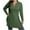 Green Shirt fot Women, variant on Women's Split V-Neck Long Sleeve Rib Knit Tunic Tops Comfortable Basic Layering Casual Daily Wear Blouse Gray S