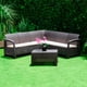 thumbnail image 1 of Sala en L Tipo Rattan Para Exterior MQ MQ Rattan, 1 of 4