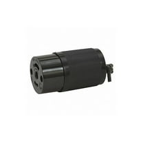 Hubbell Wiring Device-Kellems Mdgt LckCon,Strt;15 A;Black,Nyl,ML-2R HBL7593