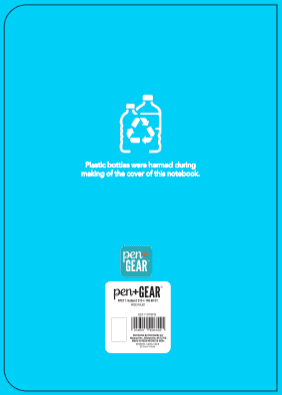 Paperkraft Med Blue Recycle Journal - Adult