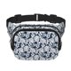 thumbnail image 1 of Fotbe Hawaiian Style Cangurera Cuadrada con Estampado de Doble Capa, Bolsa de Cintura Ajustable Mini para Hombres y Mujeres, 1 of 9