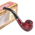 thumbnail image 5 of Pipa de madera para tabaco, pipa para fumar duradera, pipas clásicas de madera talladas para cigarros, 5 of 5