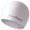 White, variant on 7829 Silicone Swimming Caps Ear Protect Bathing Hat Waterproof Diving Hat for Unisex