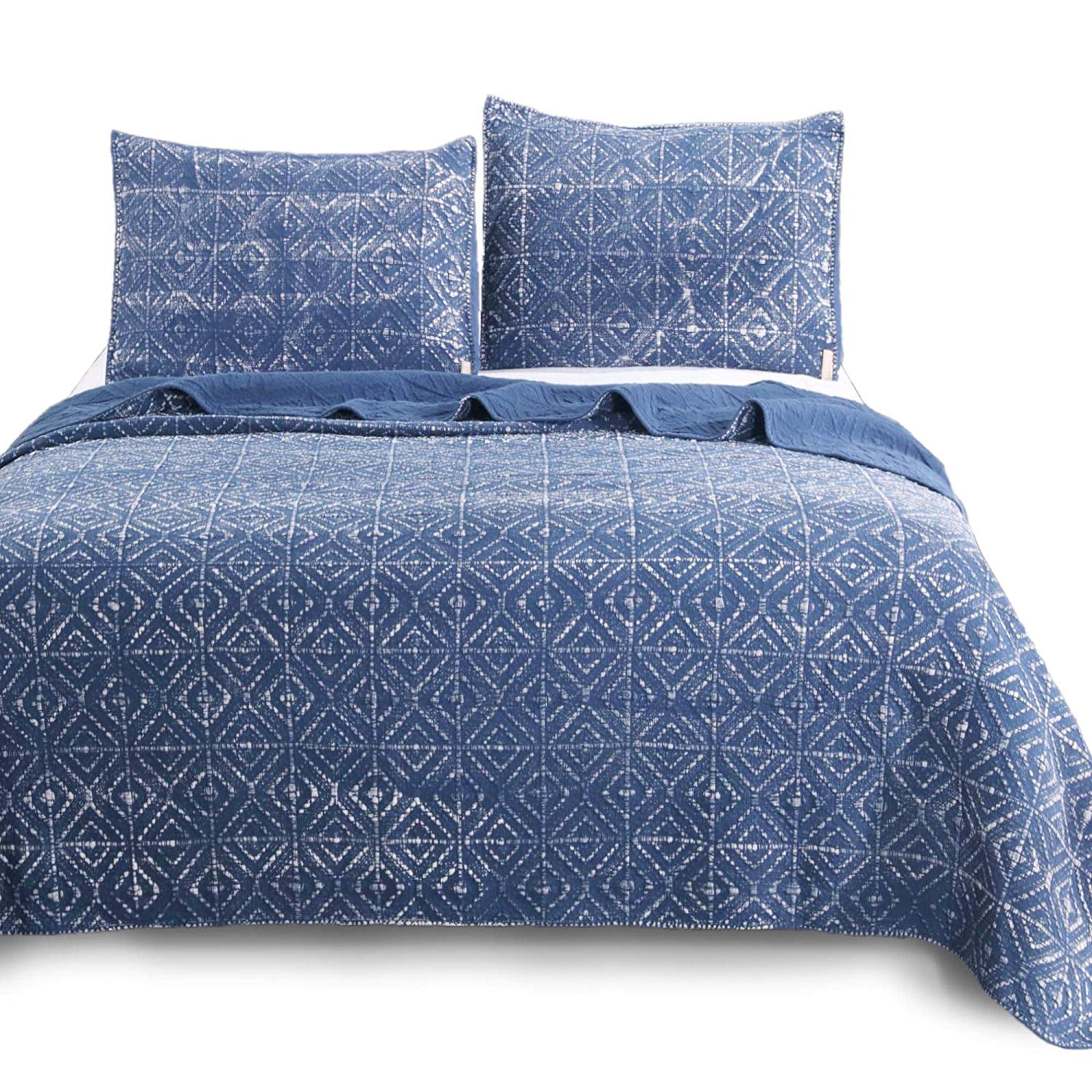 Kasentex Ultra Soft StoneWashed Quilt Set 100 Cotton. Contemporary