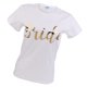 thumbnail image 1 of Camiseta de novia para mujer Sunnimix boda Despedida de soltera XL Blanco y dorado, 1 of 8