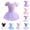Light Blue, variant on Dresses for Girls Ballerina Jazz Performance Short Sleeve Solid Dance Leotard Tutu Skirt Set Baby Girl Clothes Purple 3-4Years