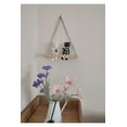 thumbnail image 3 of Decorative Rustic Jute Rope Wall Hanging Floating Shelves for Wall, 2 Pieces Decorative Shelves for Wall, Boho Decor Swing Rope Rustic Floating Shelf, Wall Display Shelf Home Organizer Shelf, 3 of 4