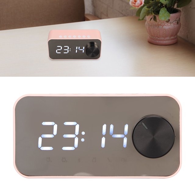 Speaker, Multifunction Noise Cancelling, Mirror Alarm Clock, Voice Broadcast, , Temperature Display