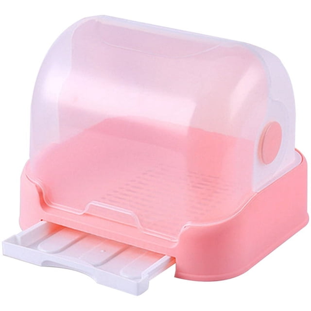Water Bottle Drying Rack Terrarium Fogger for Baby Bottles Accessories Dryer Glass Containers Holder Storage Box A