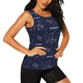 thumbnail image 2 of Fotbe Hockey Players Blusas Sin Mangas para Mujer – Estilo Casual, Corte Suelto, Slim-Fit, Cuello Redondo Deportivo, Tops de Verano para Gimnasio y Yoga-X-Large, 2 of 7