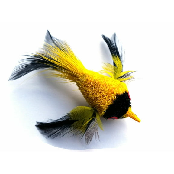 Cat Toy Wand Refill Yellow Birdie KatFly® Teaser Attachment
