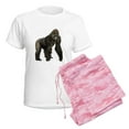 thumbnail image 6 of CafePress - Gorilla Women's Light Pajamas - Women's Short Sleeve Print T-Shirt and Pants Light Cotton Pajama Set, 6 of 7