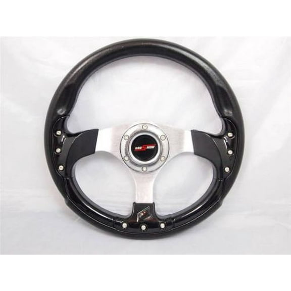 Ez-go 4 Polaris Ranger Steering Wheel Golf Cart W/ Adapter 3 Spoke Club Car"