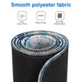 thumbnail image 3 of Long Mouse Pads for Desk,Blue Christmas Snowflake Pattern Desk Mats on Top Of Desks, Desk Mouse Pad Extra Large with 3mm Non-Slip Base and Stitched Edge for Gaming,Office,Work,Home 47.3x23.6in, 3 of 5