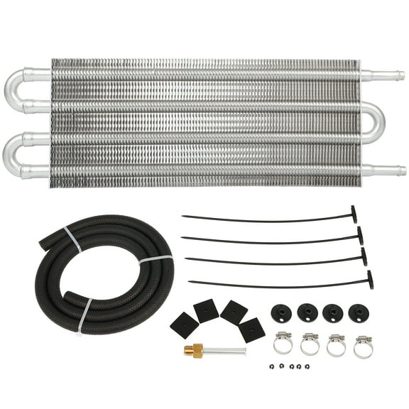 cciyu 21606-1XF0A 4 Row Transmission Oil Cooler Kit 4 Row 2008-2010 For Nissan for Rogue 2.5L 2007-2009 For Nissan for Sentra 2.0L