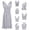 Light Gray, variant on lnmuld Elegant Girl's formal Dress for Occasions with Versatile Styling Options Wear Party Gown for Young Girls Timeless Children’s Dress for Events Size:5-8 Years
