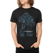 Titanfall Atlas Outline Men's Premium T-Shirt (X-Large)