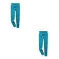 thumbnail image 2 of Minnieouse Mallas acanaladas sin costuras para mujer, pantalones deportivos elásticos para Fitness, deportes de ciclismo transpirables para Type1 NO1, 2 of 6
