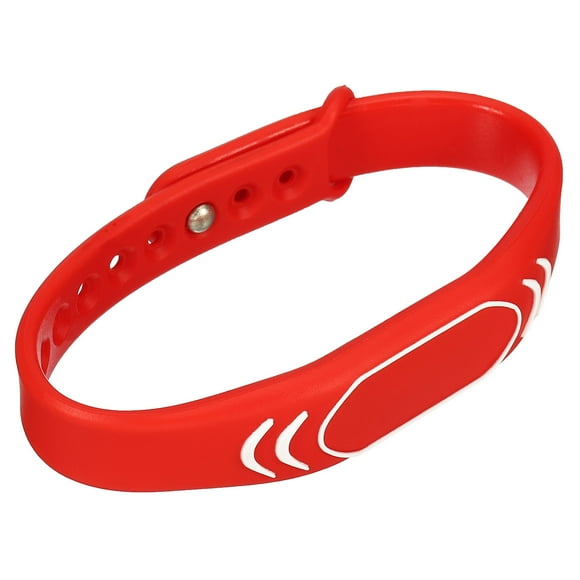 Unique Bargains 125KHz TK4100 Read Only ID Card Wristband RFID Proximity Tag, Red