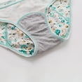thumbnail image 5 of Lunuaoe Teen Girls Menstrual Period Panties, Leak-Proof Cotton Underwear, Mid Waist Cute Print Briefs, 5 of 7