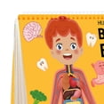 thumbnail image 5 of Libro interactivo del cuerpo humano, material didáctico, habilidades motoras finas, actividades de aprendizaje de biología para niños de 2, 3, 4, 5 y Baoblaze libro de actividades, 5 of 5
