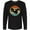 AB-Black, variant on Inktastic Vintage Airplane Retro Sunset Long Sleeve T-Shirt