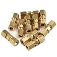 thumbnail image 2 of 10pcs Brake Line Connector Without Flaring 4.75mm 3/16 Useful Brake Line Connector for Brand Brake Line Car Accessories, 2 of 5