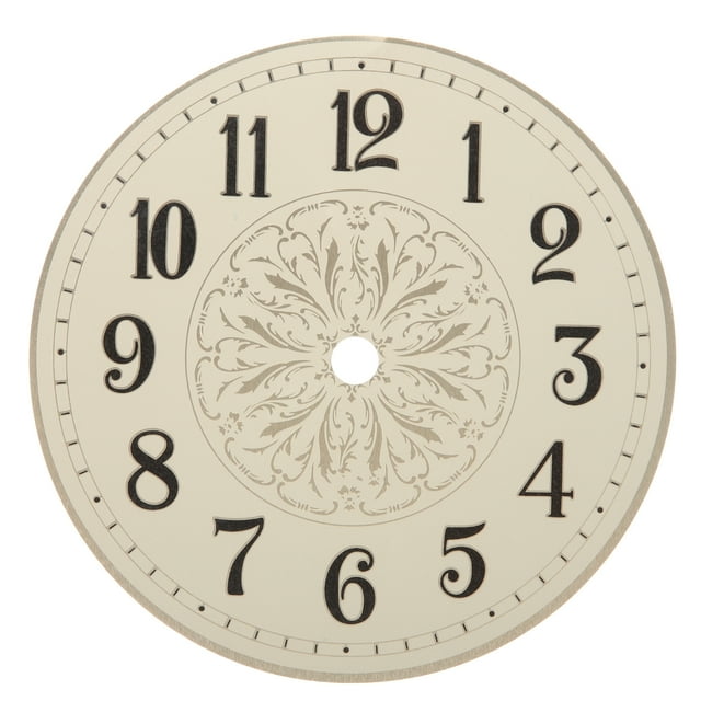 Wall Clock Dial DIY Clock Dial Replacement Dial Part for DIY Clock Making Round Clock Dial Part