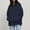 Navy, variant on Enjoytime Women's Sweatshirt Solid Color Basic Loose Hoodie Long Sleeve Kangaroo Pocket Drop Shoulder Pullover Tops