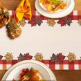 thumbnail image 5 of 1pc 33x183cm Maple Leaf 1 Table Runner Modern Table Runners Maple Leaf Table Runner Polyester Dining Table Decoration Table Runner for Birthday Wedding Parties Kitchen Banquet Restaurant, 5 of 5