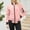 Pink, variant on Azrian Womens Jackets Coats,Plus Size Womens Jackets Lightweight Zip Up Cropped Coat Fashion Windbreaker Outerwear Casual Quilted Jacket Baseball Uniform on