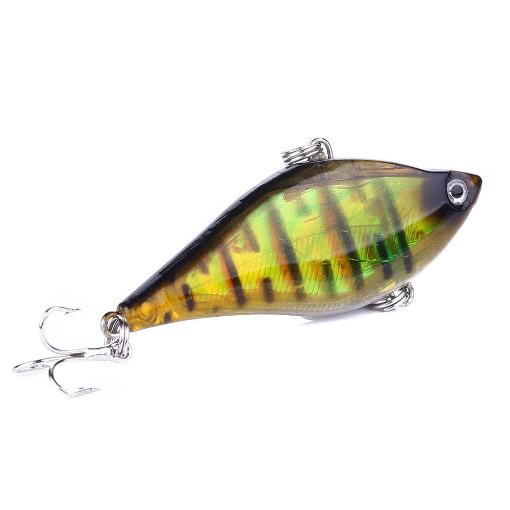 HENGJIA Fishing Lures, 6PCS Lipless Crankbaits for Bass, Minnow VIB Hard Baits Long Casting Sinking Fishing Lure for Saltwater Freshwater Bass, Redfish, Trout, Walleye