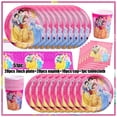 thumbnail image 5 of Suministros de decoración para fiestas de cumpleaños de princesas de Disney, Blancanieves, Bella, princesa, plato de papel, servilleta, taza, globo, baby shower para niños, 5 of 5