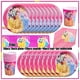 thumbnail image 4 of Suministros de decoración para fiestas de cumpleaños de princesas de Disney, Blancanieves, Bella, princesa, plato de papel, servilleta, taza, globo, baby shower para niños, 4 of 4