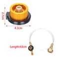 thumbnail image 2 of Outdoor Gas Stove - Propane Adapter Replacement Hose - Propane Cylinder Adapter - Camping Gas Adapter, 2 of 5