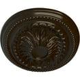 thumbnail image 3 of Ekena Millwork 18 1/2"W x 13 1/2"H x 1 7/8"P Saverne Ceiling Medallion, Hand-Painted Bronze, 3 of 4