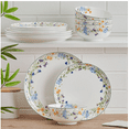 thumbnail image 4 of Mikasa Quinn Lightweight Bone China 12 Piece Dinnerware Plate Bowl Set, Service for 4, 4 of 4