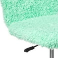 thumbnail image 4 of Urban Shop Faux Fur Rolling Task Chair, Mint, 4 of 5