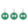 thumbnail image 1 of 3Pcs Dog ID Tags Enamel Metal Tags Bone Pattern Pet Tags Dog Collar Pendants, 1 of 8