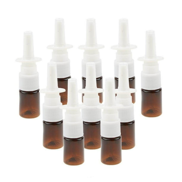 10 Pieces 5ml Mini Plastic Nasal Spray Bottles empty nasal perfume