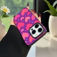 thumbnail image 4 of Dreamy Purple Phone Case with Pink Hearts & White Stars for iPhone 16 15 14 13 12 11 X SE, 4 of 6