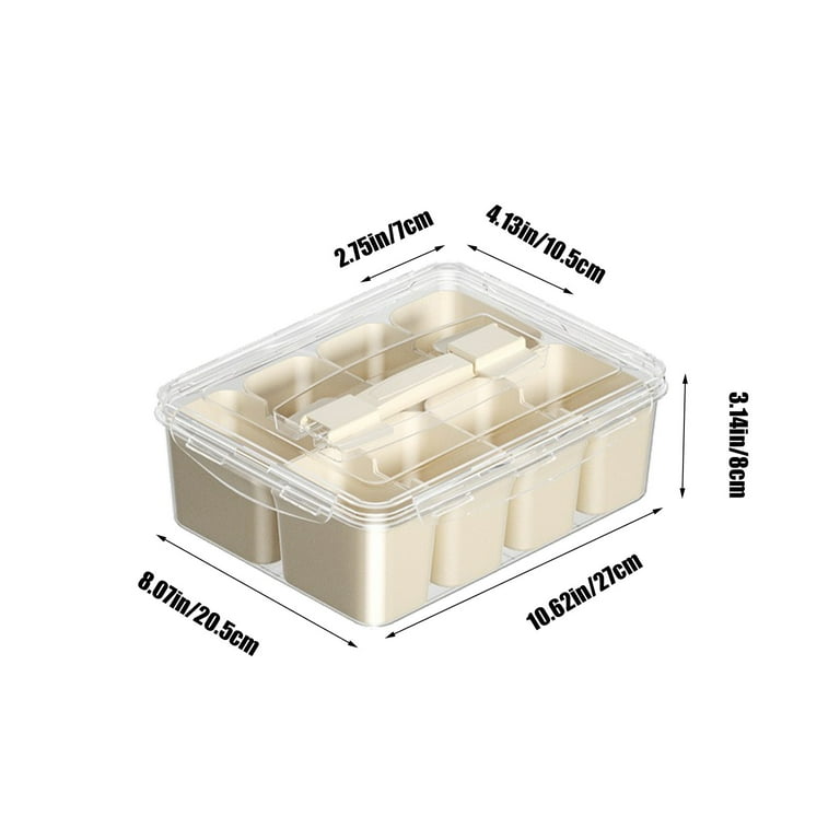 Zxsyw Large Capacity Plastic Storage Bins with Lids - Multi