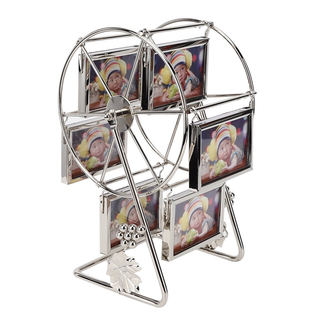 Wheel Photo Frame - Unique Rotating Wheel Rack Photo Picture Frame Wedding Photography Studio Home Decoration