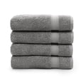 thumbnail image 3 of Authentic Hotel and Spa Authentic Hotel Spa Turkish Cotton Hand Towels (Set of 4) Charcoal, 3 of 5